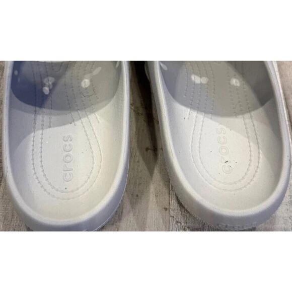 NWT Crocs Classic Slide Sandal Size M8/W10 Gray Rubber Casual Outdoor Slip On - Picture 4 of 7